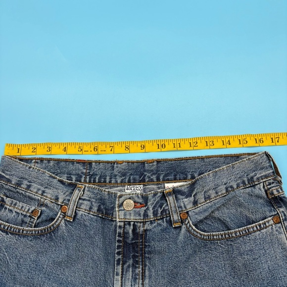 Lucky Bronx 5 Pocket Zipper Fly Size Classic Blue Denim Jeans 16/33 - Picture 5 of 11